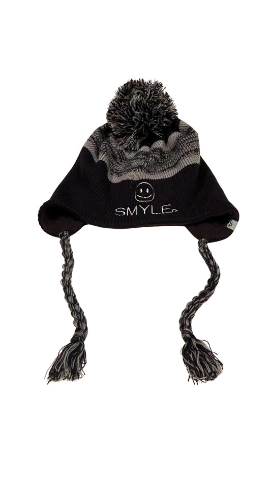 Smyle Co. Black Winter Pom Beanie