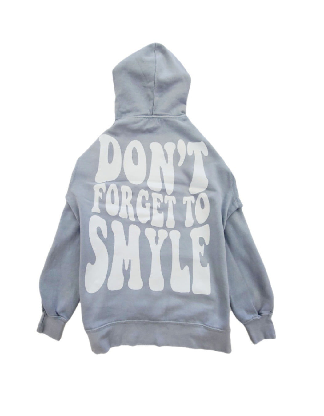Cool Gray "Don't Forget to Smyle" Hoodie