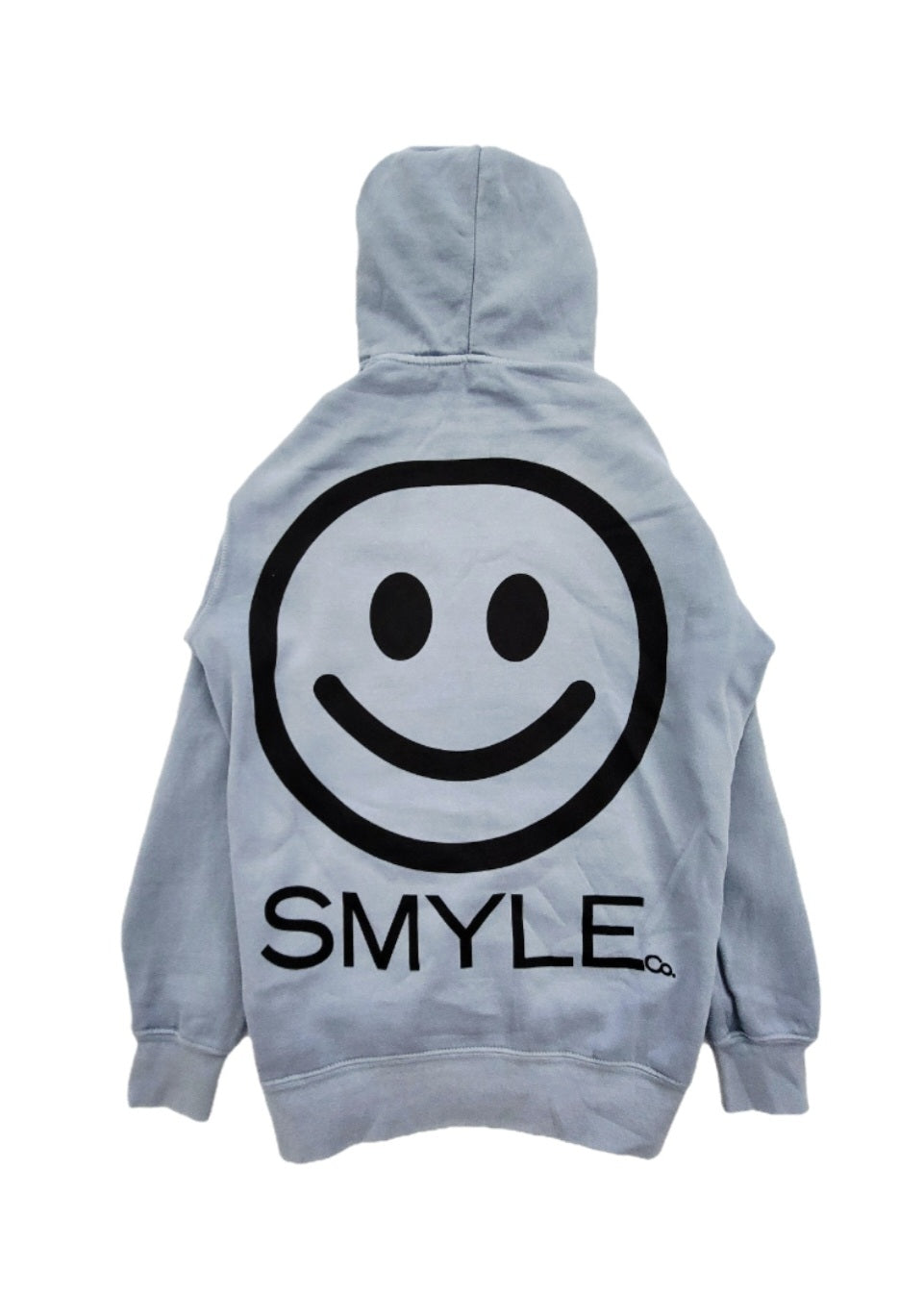 Cool Gray Smyle Hoodie w/ Black Smyle Logo/Print