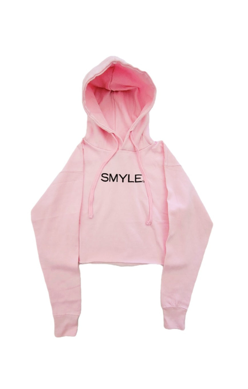 Pink Hoodie w/ Black Smyle logo