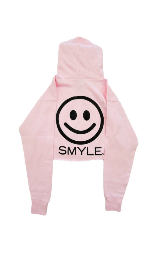 Pink Hoodie w/ Black Smyle logo