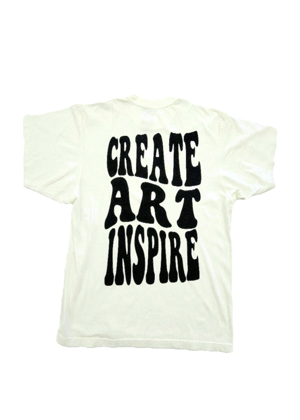 White "Create Art Inspire" T-Shirt