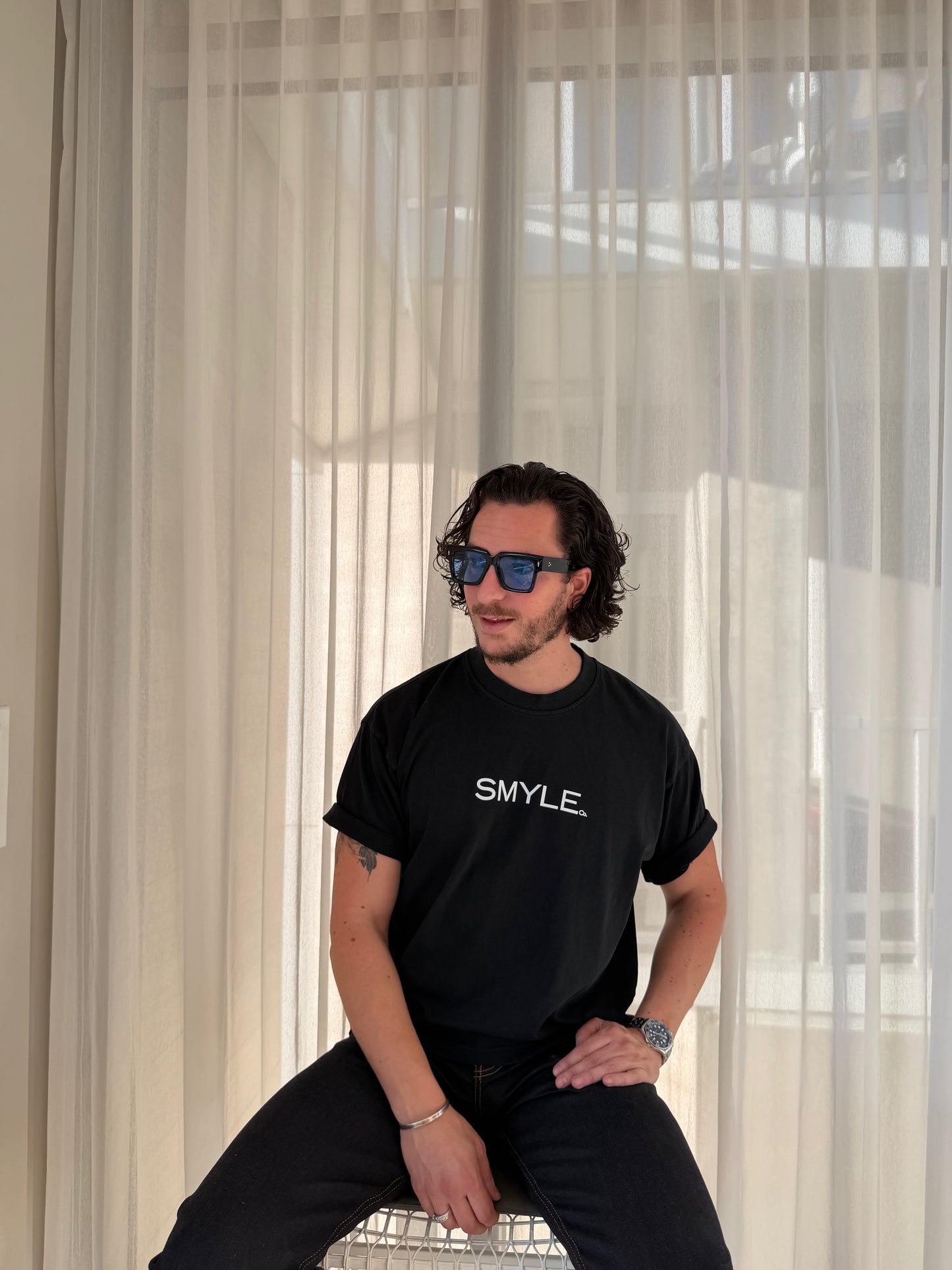 Smyle Sunglasses Black Frames