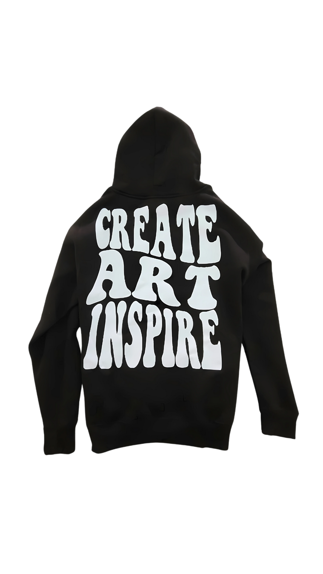 Black "Create Art Inspire"  Hoodie